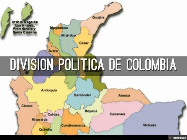 division politica de colombia