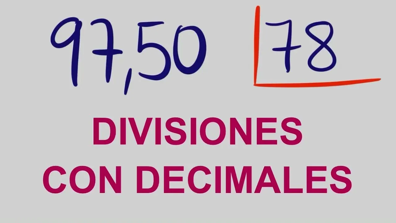 DIVISIONES DECIMALES - EJERCICIOS RESUELTOS - YouTube