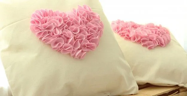 DIY cómo hacer almohadas decorativas estilo ruffle | Proyectos que ...
