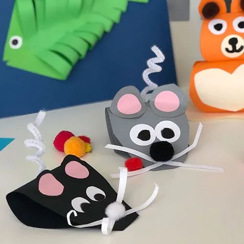 DIY: 3 Animales con papel de colores | Fixo Kids