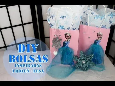 DIY: Bolsas sorpresas inspiradas en FROZEN-ELSA - YouTube