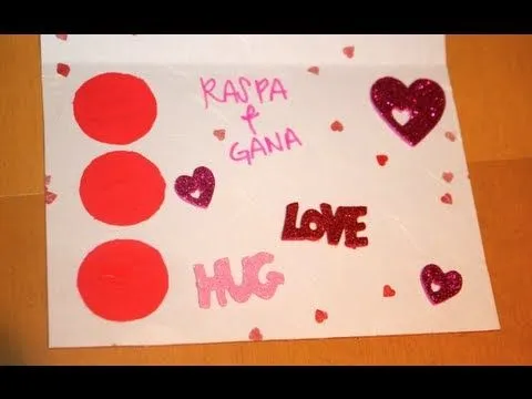 DIY- Carta Raspa y Gana / Idea para San Valentin - YouTube