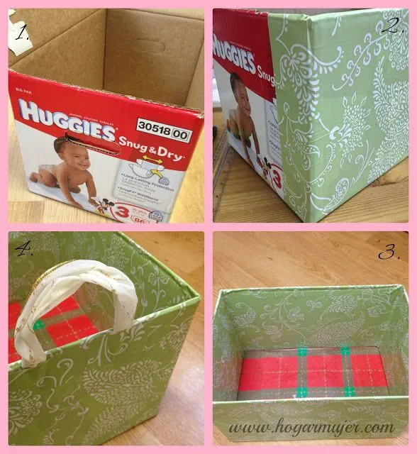 DIY: Contenedores con cajas de cartón – Mama XXI