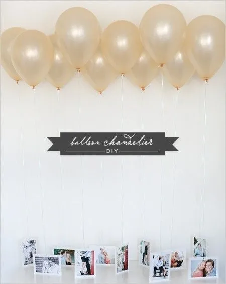 Diy: decoración con globos y fotos - Foro Manualidades para bodas ...