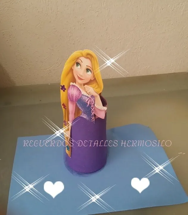 DIY Como hacer Dulcero de la princesa rapunzel con botella Pet ...