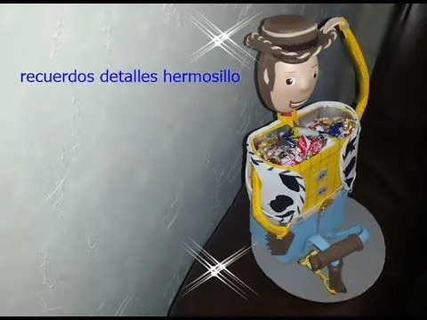 DIY Como Hacer Dulcero De Vaquerito WOODY Con Caja De Leche - YouTube