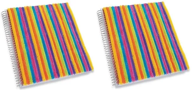 DIY: Forrar un cuaderno con limpiapipas