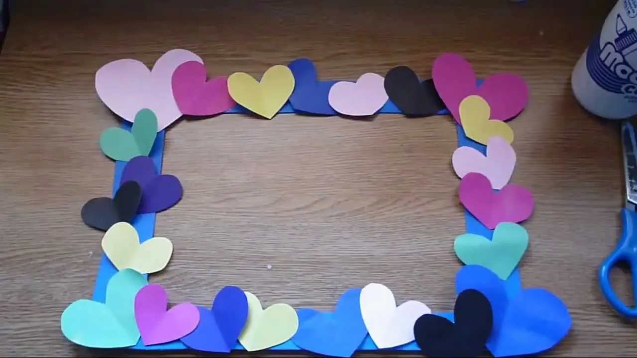 DIY: Marco decorado para San Valentin! SUPER FACIL! - YouTube