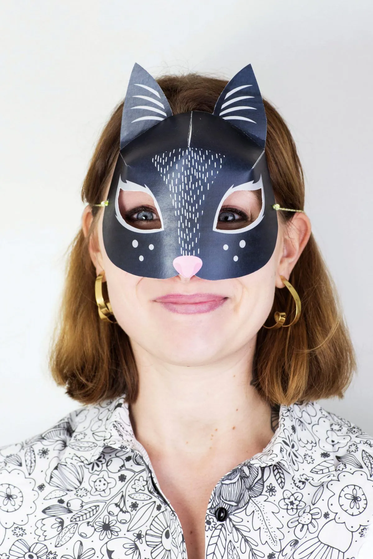 DIY: ¡Máscaras 3D de animales para imprimir para el Carnaval! • Ludilabel