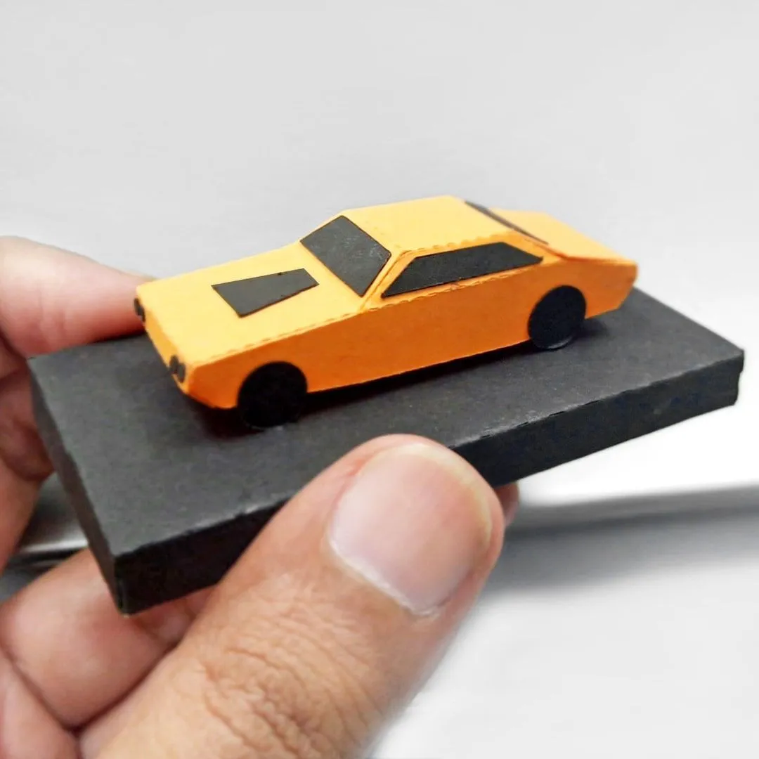 DIY Papercraft Car Paper car 3d papercraft Low poly papercraft Regalos de  auto Arte en miniatura de auto Modelo de auto musculoso Coche png Diorama  de auto en miniatura - Etsy México