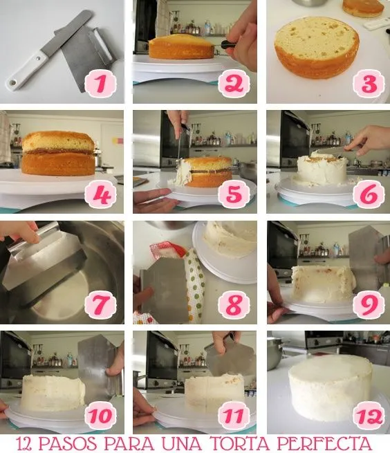 DIY: Paso a paso para una torta perfecta | Postres | Pinterest ...