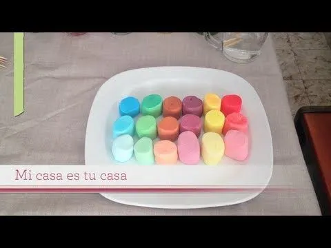DIY Cómo pintar bombones o malvaviscos - paint marshmallows - YouTube