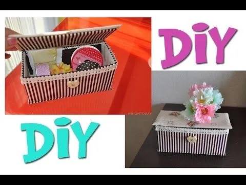 DIY - Reciclaje Caja de Jugo - YouTube