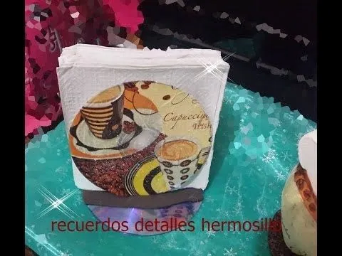 DIY COMO HACER SERVILLETERO CON DISCOS CD TECNICA DE SERVILLETA ...