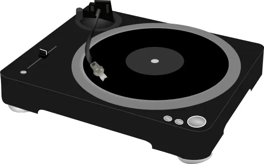 DJ turntable - http://www.wpclipart.com/recreation/entertainment ...