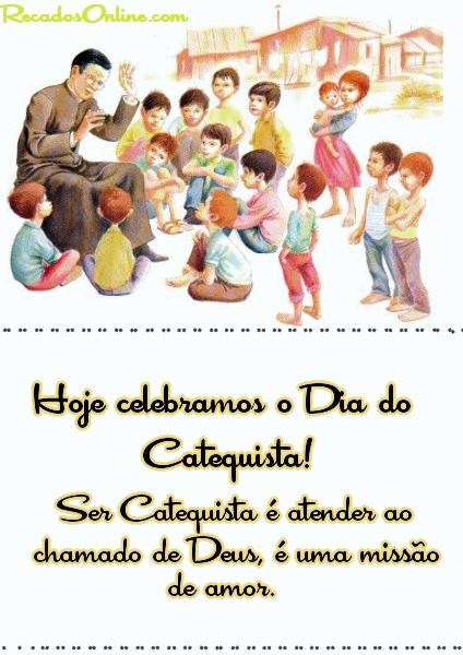 Dia do Catequista - Imagens, Mensagens e Frases para Facebook