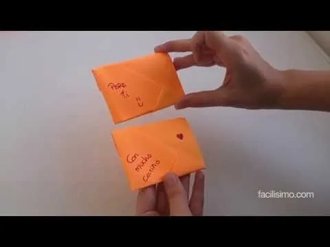 Cómo doblar una carta de manera especial | facilisimo.com - YouTube