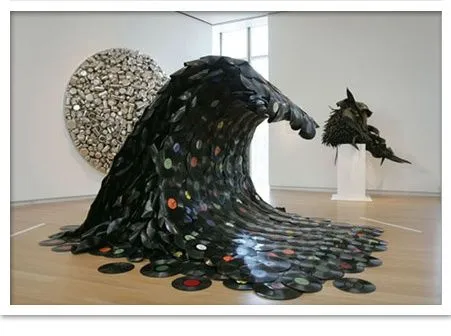 Una docena de obras de arte hechas con materiales reciclados - una ...