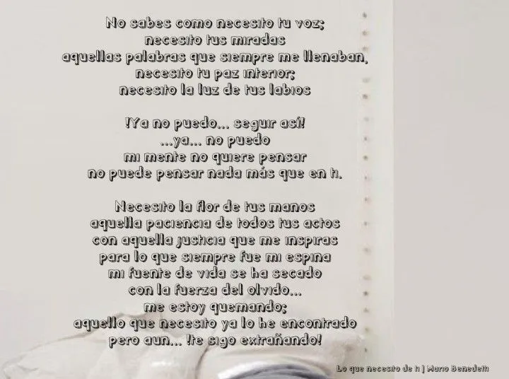 Una docena de poemas de Mario Benedetti para su uso en el proceso ...