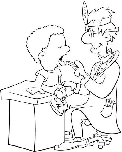 pediatrician - free coloring pages | Coloring Pages