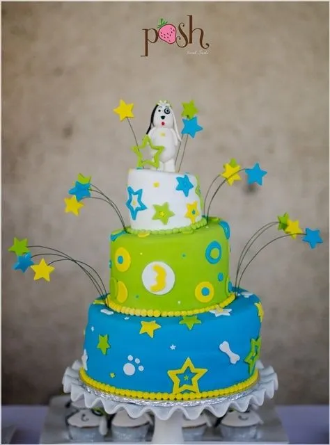 Torta decorada con fondant "Doki" | Tortas Infantiles "Judith ...