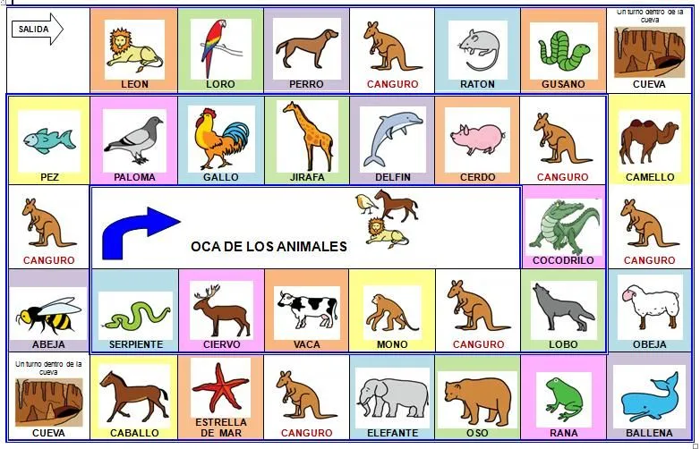 Nombre de animales y fotos - Imagui