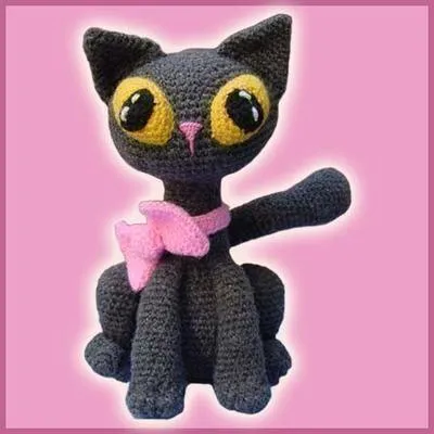 Gatos a crochet patrones - Imagui