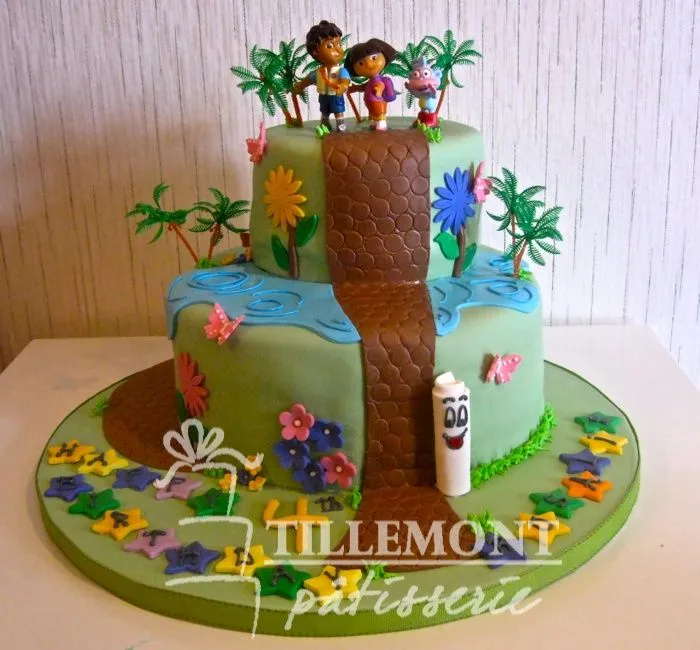Dora and Diego cake- incredible! | bizcocho | Pinterest
