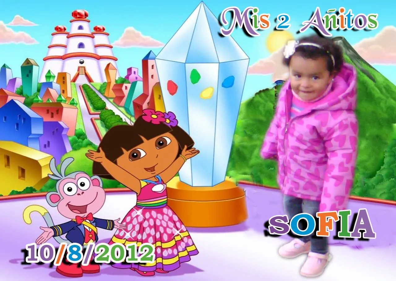 Diseño y Creaciones: IMAN CUMPLEAÑOS DORA LA EXPLORADORA Diseño y Creaciones: IMAN CUMPLEAÑOS DORA LA EXPLORADORA