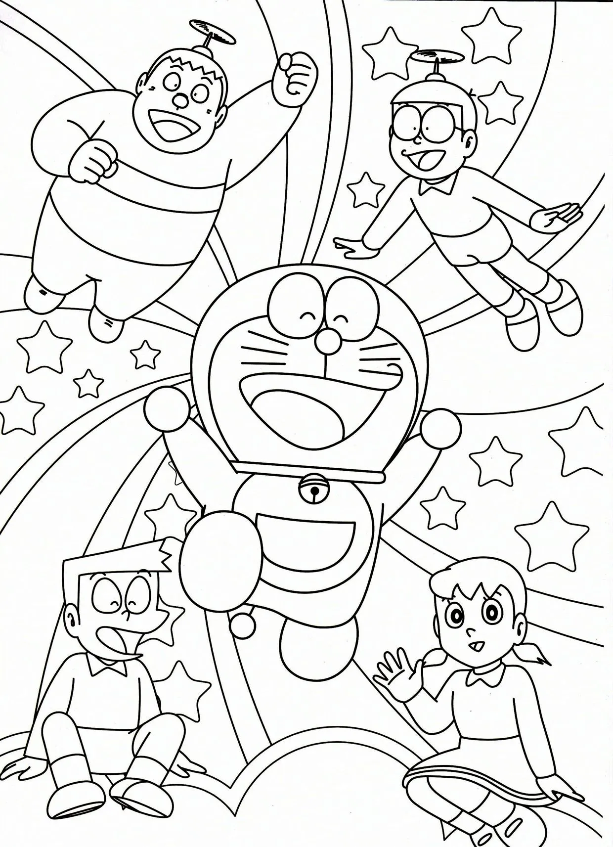 Doraemon - Dibujos para imprimir y colorear Doraemon - Dibujos para imprimir y colorear