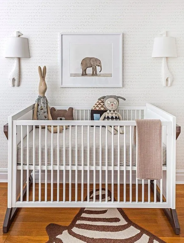 Un dormitorio de bebé con inspiración de safari | El tornillo que ...