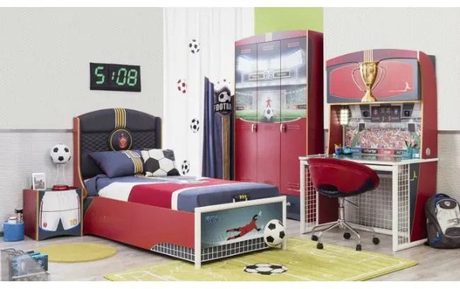 Dormitorio temático Football | Decoideas.Net