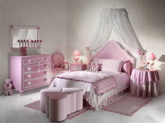 DORMITORIOS COLOR ROSA PARA NIÑAS ROMÁNTICAS | DORMITORIOS CON ESTILO DORMITORIOS COLOR ROSA PARA NIÑAS ROMÁNTICAS | DORMITORIOS CON ESTILO
