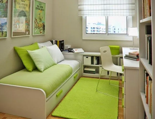 Dormitorios con Escritorios Funcionales para Estudiantes : Diseño ...