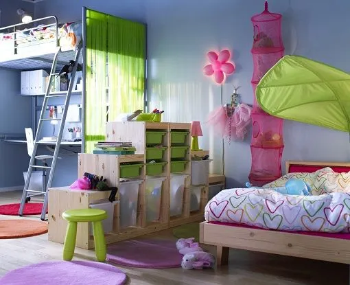 Dormitorios infantiles Ikea para dos - mueblesueco