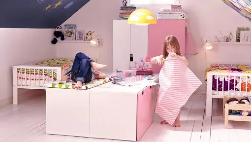Dormitorios infantiles Ikea para dos - mueblesueco