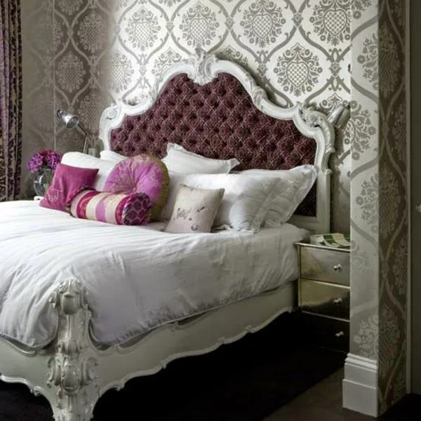Dormitorios en morado y gris - Dormitorios colores y estilos
