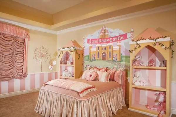 Dormitorios para niñas tema princesas - Dormitorios colores y estilos