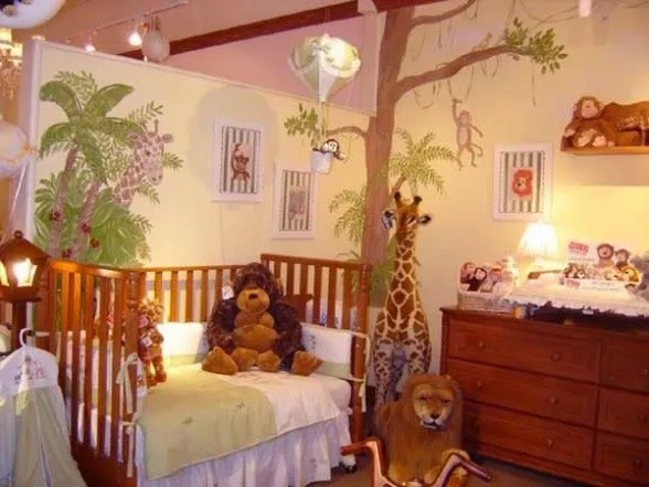 Dormitorios tema jungla - Dormitorios colores y estilos