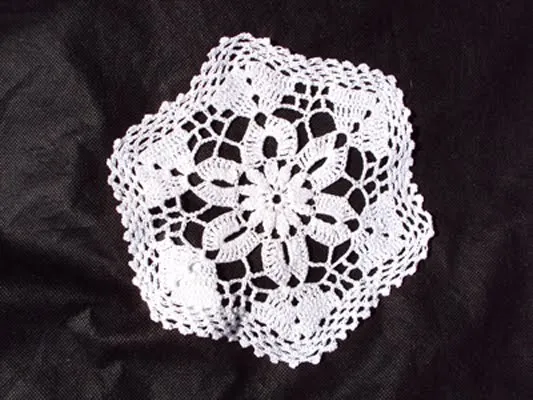 Dory´s Creaciones: Carpeta crochet blanca
