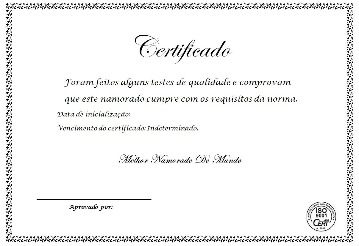 Download Certificado De Melhor Namorado Do Mundo Editar Wallpapers ... Download Certificado De Melhor Namorado Do Mundo Editar Wallpapers ...