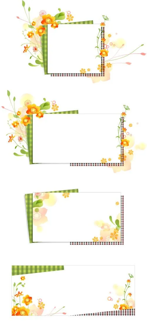 Download file vector flower romantic frame, file type adobe ilustrator ...