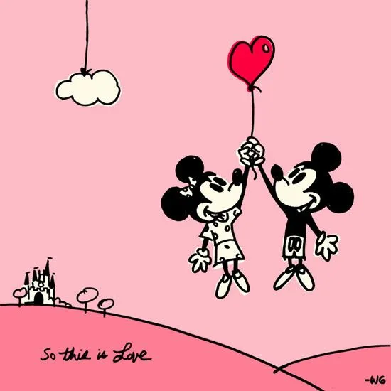 Download Our Mickey & Minnie 'So This Is Love' Wallpaper « Disney ...