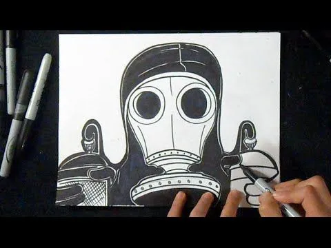 Download Video Como Dibujar Una Calavera Con Mascara De Gas 3GP ...