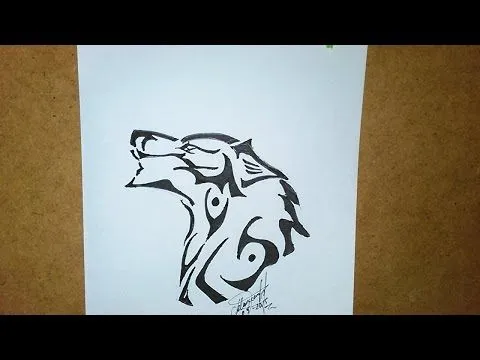 Download Video Como Dibujar Un Lobo Tribal Para Tatuaje, How To ...