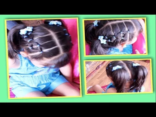 Download video Peinado Con Ligas Para Niñas Facil - MarceAlDescubierto