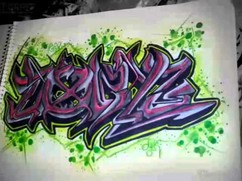 DOZYZ (graffiti en cuaderno) - YouTube