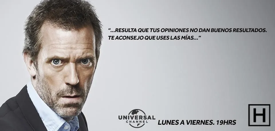 Doctor house con frases - Imagui