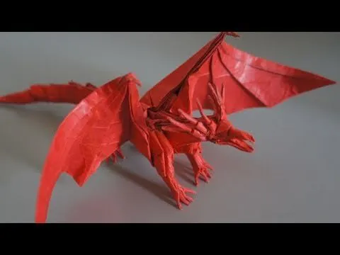 Como hacer un dragon de origami - Imagui