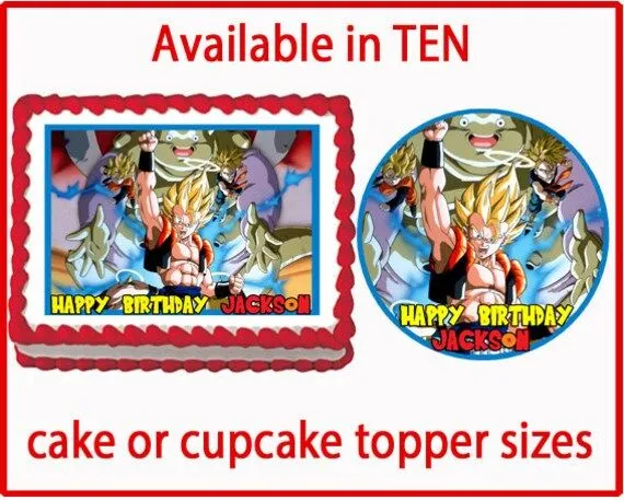Dragon Ball Z essbaren Kuchen Cookie oder von CakeDesignShop